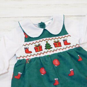 Merry & Bright Smocked Jon Jon